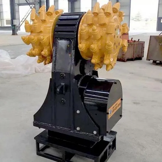 Coupeur de tambour horizontal hydraulique d'excavatrice équipé pour Cat320