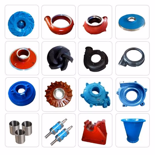 Pièces de rechange de moteur de pompe centrifuge résistantes aux acides et à l'usure